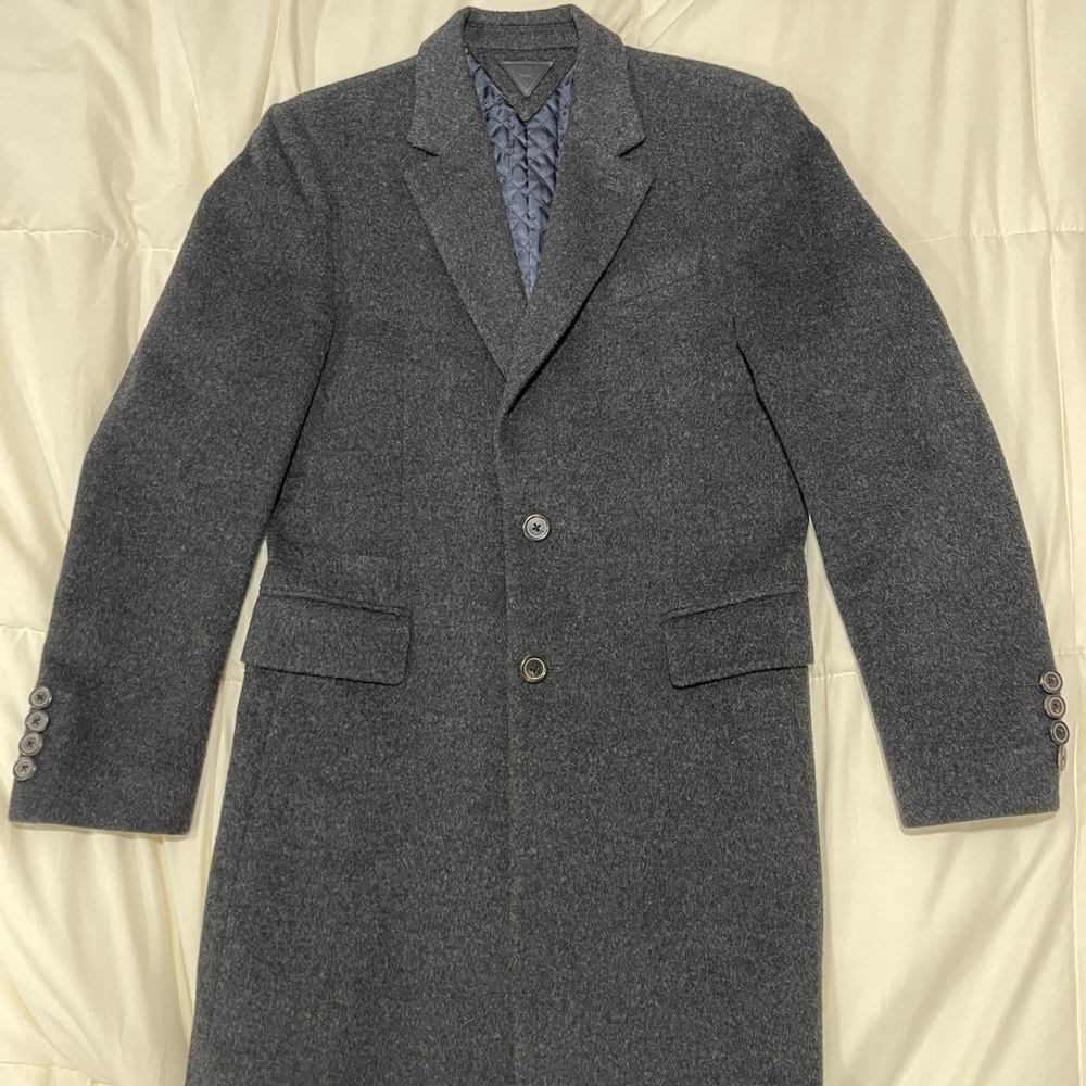 Kinloch by Kinloch Anderson Cashmere Blend Blazer Coat Black Grey